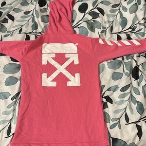 Little girls pink Offwhite sweater dress size 8